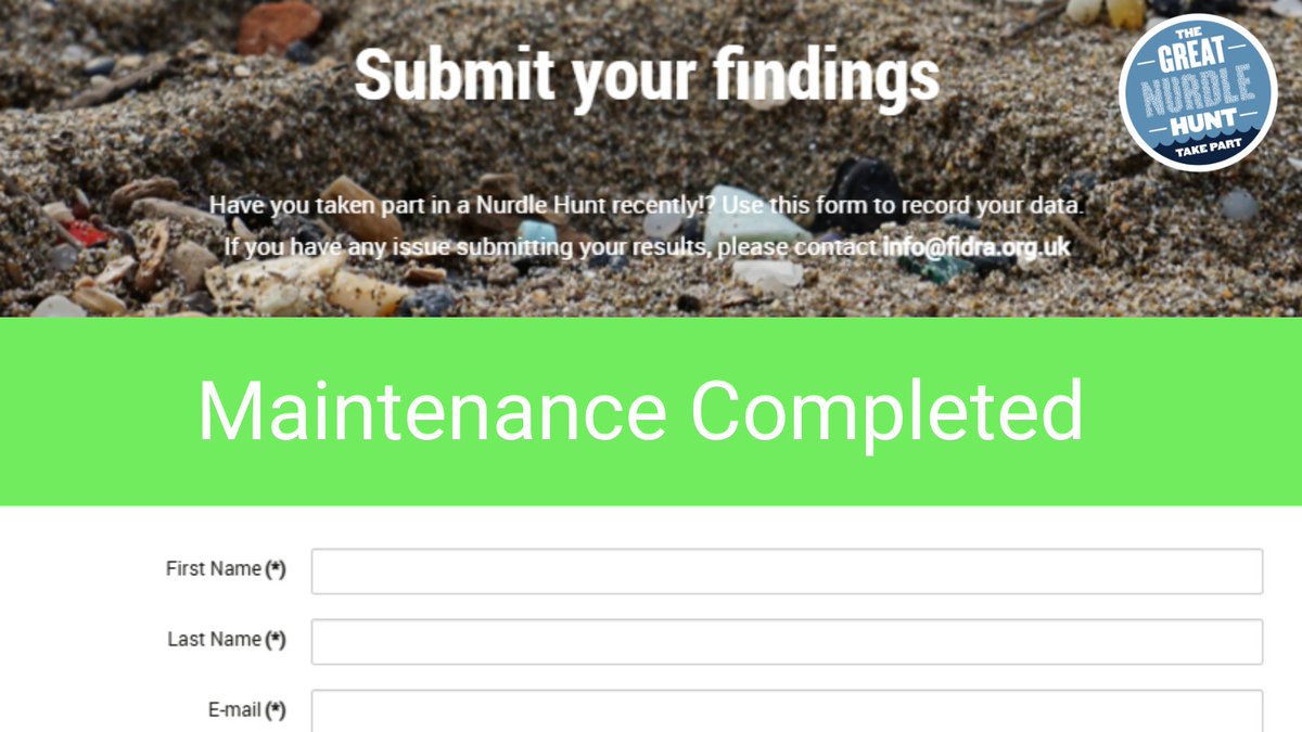 greatnurdler's tweet photo. 📢Maintenance on the 'Submit Your Findings' page is completed

You can now submit your #nurdlehunt results on the Great Nurdle Hunt website and app 👉 https://t.co/GccRZgop3T https://t.co/UaoLS7csAp