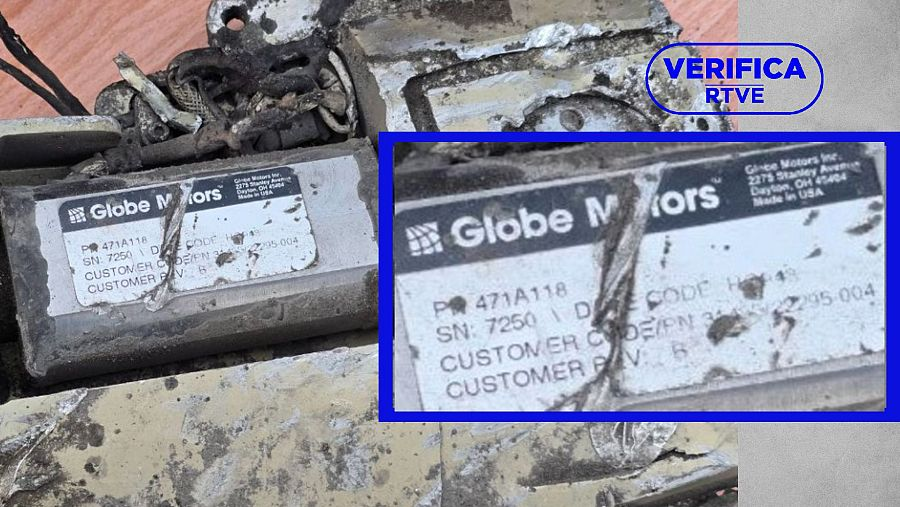 JulianMaciasT's tweet image. Estos son los restos de uno de los misiles lanzados por EEUU a la escuela de Minab que asesinó a 168 niñas y 14 profesores.
- En la primera imagen se compara con otro tomahawk lanzado en Yemen en 2025.
- En la segunda se ve "Made in USA"
- En la tercera el logo de Ball Aerospace