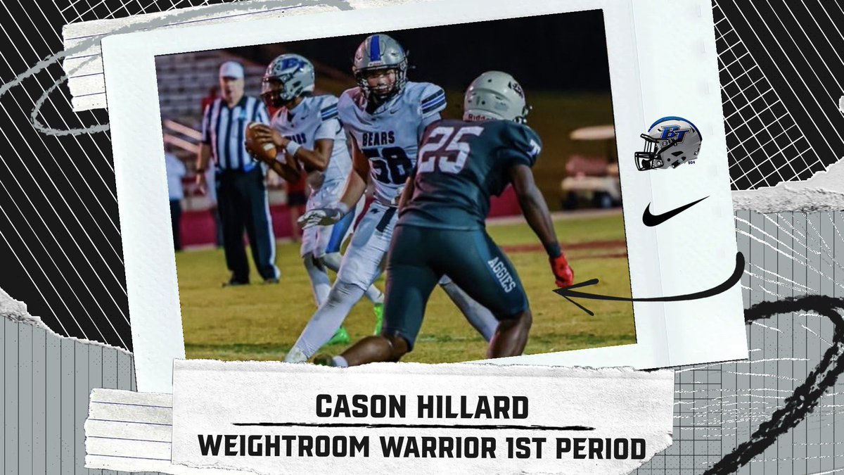 BTHS_Football_'s tweet image. Great work being intentional this morning improving on depth for lower body Festivus @Casonhillard ! #GoBears #GoodBetterBest