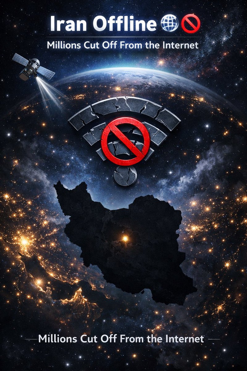 YaldaFarah84's tweet photo. Offline and Under Fire.
Without internet, 90 million Iranians cannot receive air raid alerts or evacuation warnings.
The regime isn't just silencing us; they are leaving us defenseless against death. Silence is a weapon
#DigitalBlackoutIran
#KingRezaPahlavi https://t.co/DqBc4YUOF8