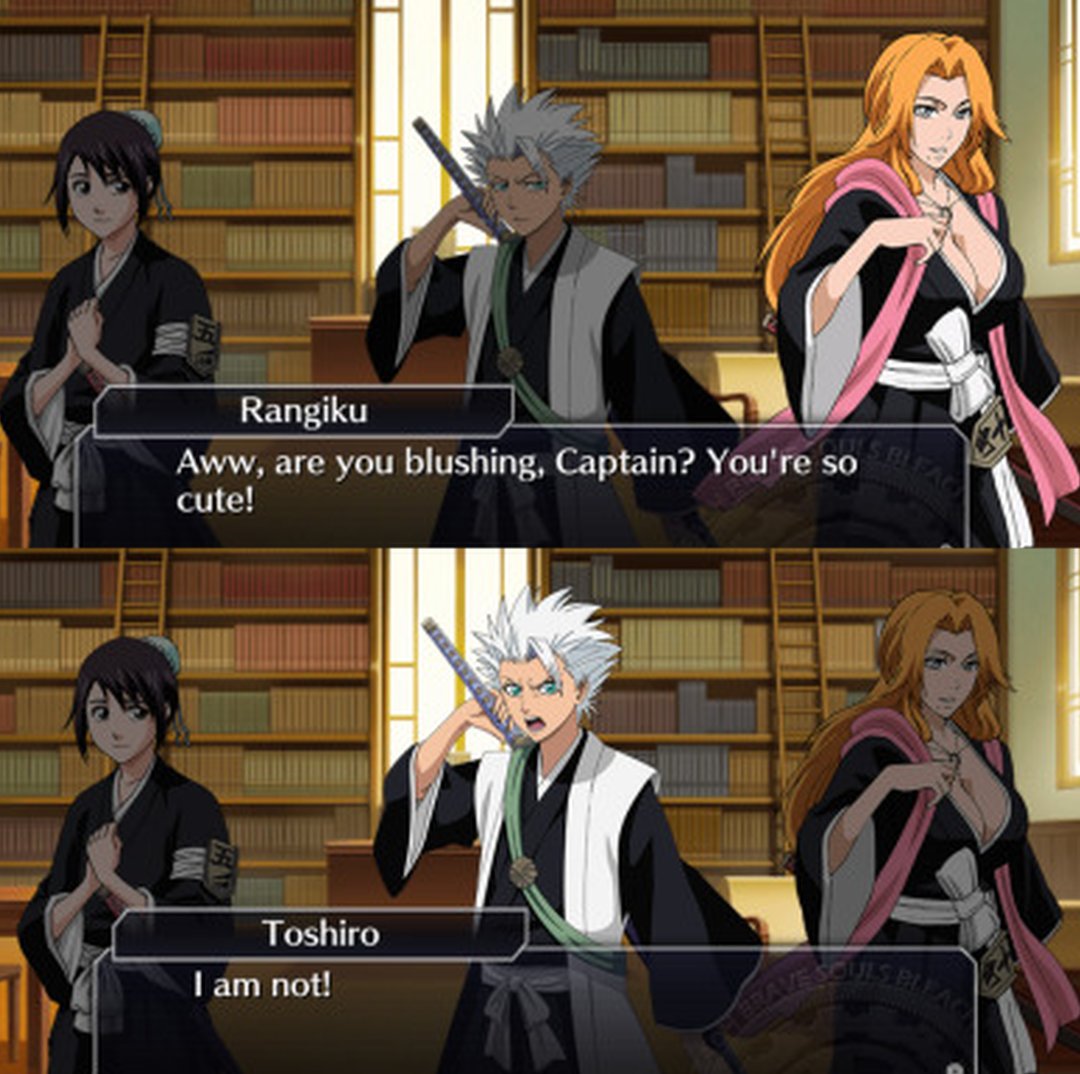 March 14th is coming soon, so I'll post about the February 14th event as well. On that day, Momo made some chocolate for Toshiro 🙂‍↕️ There's nothing special about that, Toshiro but why don't you admit you're a little shy?! Well done! Rangiku-san, our captain
#hitsuhina #BLEACH