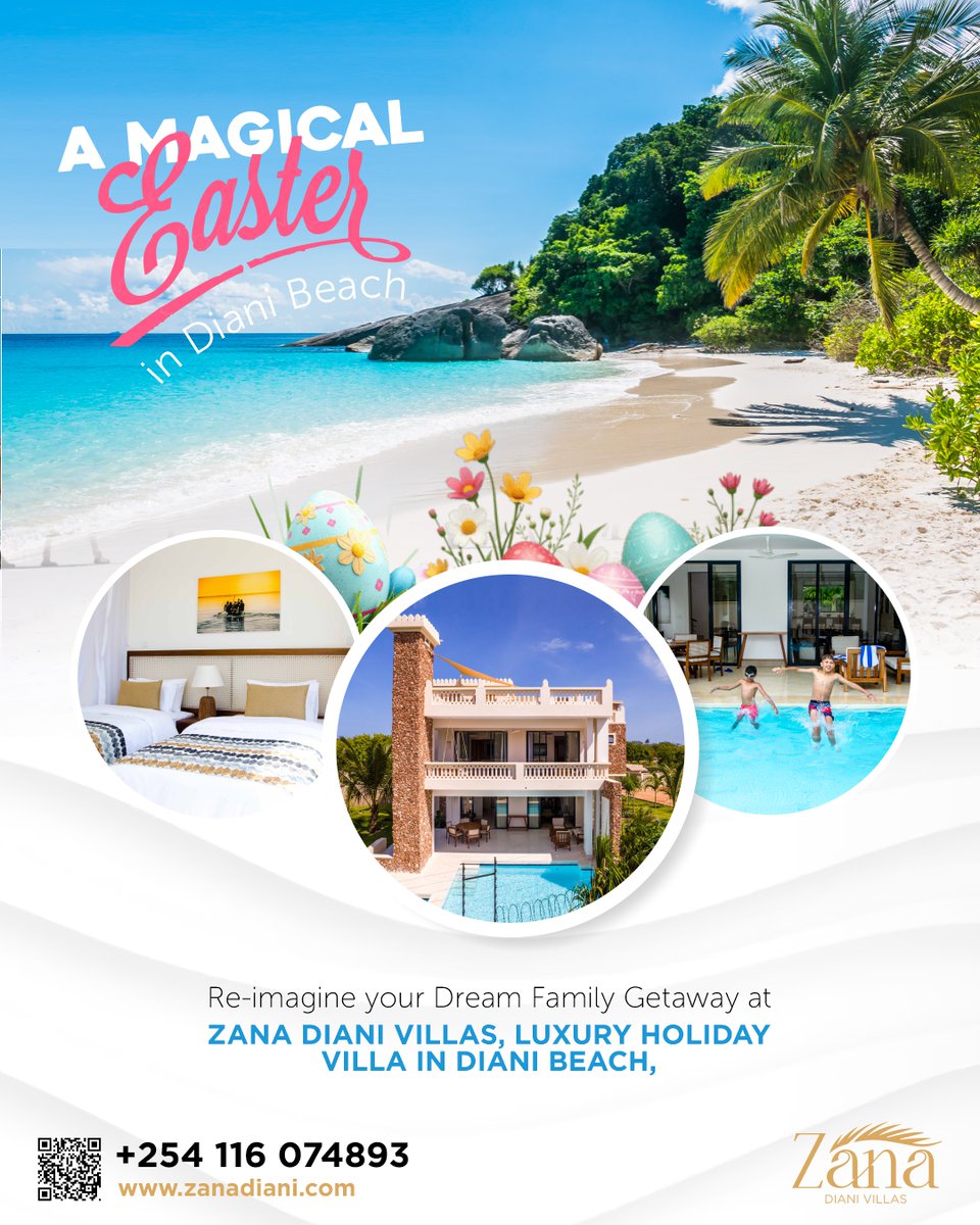 ZanaDiani's tweet image. #Easter in Paradise!🐣🌴Make this Easter unforgettable at @ZanaDiani! Gather your family for the perfect #holidaygetaway - private pool, spacious villa, and pristine #DianiBeach just steps away.

#DianiBeach #LuxuryVilla #PrivateOasis #TropicalLiving #luxuryvillas #holidayvillas