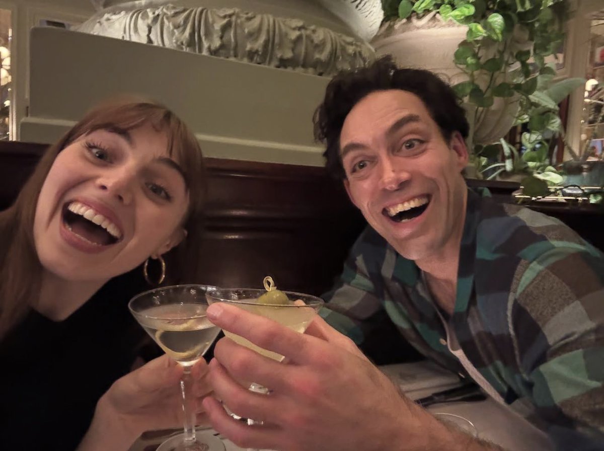 📸 | New photo of Bella and her #Rivals co-star Alex Hassell via her Instagram!