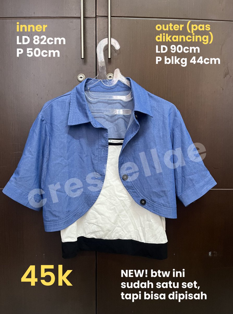crestellae's tweet photo. 💖 ATASAN

♡ 30k - 45k
♡ harga include admin
♡ all good con! details bisa dm aja

tag cewe cewek prelove preloved crop pendek off shoulder kuning merah biru denim https://t.co/5CTrjRHEV9