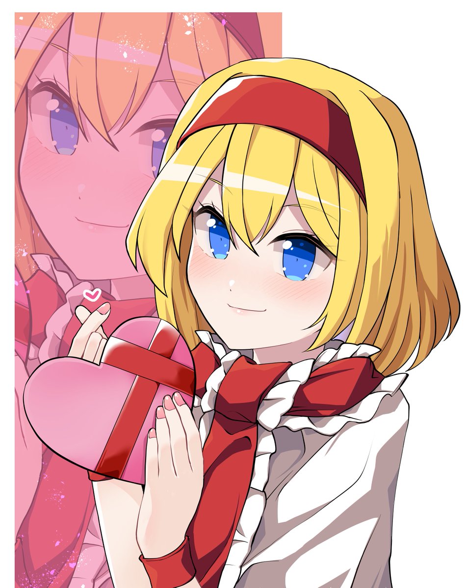 アリス・マーガトロイド 「バレンタイン大遅刻アリス #東方Project #アリス・マーガトロイド」|赤橙セイのイラスト