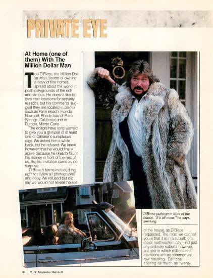 MDMTedDiBiase's tweet image. Private Eye from the March 1988 edition of #WWE Magazine!

#waybackwednesday