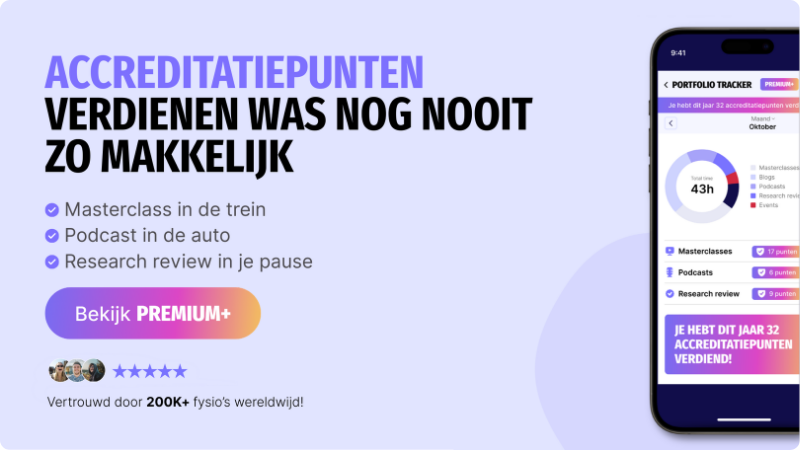 Physiotutors's tweet photo. ⭐Nieuw: Onbeperkt accreditatiepunten verzamelen met Premium+🎓

Leer wanneer het jou uitkomt en verzamel accreditatiepunten via masterclasses, podcasts en research reviews.

We introduceren Premium+ in Nederland & België.
Met Premium+ kun je nu accreditatiepunten verzamelen met vrijwel alle activiteiten in de Physiotutors app.
In deze korte video leg ik uit hoe Premium+ werkt en hoe je punten kunt verzamelen wanneer het jou uitkomt.
▶️ Bekijk de uitleg in deze korte video (4min):

https://t.co/QkEzFxSd72

Dat betekent dat je punten kunt krijgen voor:
🎓 Masterclasses (NL & BE)
🎧 Podcasts (NL only)
📚 Research Reviews(NL only) 
 
🧠 Nooit meer stress over accreditatiepunten
Geen dagen meer vrij nemen voor een cursus.
Geen weekenden meer opofferen voor scholing.
Geen last minute punten verzamelen aan het einde van je accreditatieperiode.

Met Premium+ verzamel je punten wanneer het jou uitkomt:
🚗 onderweg naar de praktijk
⏱️ tijdens een gat in je agenda
🥪 in je lunchpauze
🚆 onderweg naar huis
🛋️ of ’s avonds op de bank
📈 Meer dan genoeg content om punten te verzamelen

Op dit moment bevat de app al:
🎓 56 Masterclasses (elke maand een nieuwe)
🎧 86 Podcasts (elke maand een nieuwe)
📚 271 Research Reviews (8 nieuwe per maand)

Daarmee kun je het hele jaar door accreditatiepunten verzamelen.
🇳🇱 Volledig beschikbaar in het Nederlands
Alle content is toegankelijk in het Nederlands:
🎓 Masterclasses zijn volledig Nederlands ondertiteld
🎧 Podcasts zijn volledig in het Nederlands te beluisteren
📚 Research Reviews zijn volledig naar het Nederlands vertaald
✅ Punten met één klik registreren

Na het afronden van een activiteit maak je een korte multiple choice quiz.
Geslaagd? Dan kun je je punten met één klik laten bijschrijven in PE-online.
Geen administratie. Geen losse certificaten uploaden.

💰 Leren voor minder dan €1 per punt
Met Premium+ krijg je toegang tot alle geaccrediteerde activiteiten voor:
€350 per jaar
Dat is ongeveer de prijs van één eendaagse scholing, maar met onbeperkt accreditatiepunten.
Of anders gezegd: je kunt bij ons leren voor minder dan €1 per accreditatiepunt.

🧪 Eerst de app testen?
Voor Premium+ is geen gratis proefperiode beschikbaar.
Wil je eerst zien of de content bij je past?
Start dan met 14 dagen gratis Premium.
Daarmee krijg je toegang tot alle content in de app. Bevalt het? Dan kun je upgraden naar Premium+ en je activiteiten ook indienen voor accreditatiepunten.

📱 Toegang via app of browser
Je kunt Physiotutors gebruiken:
🌐 via de web browser
📱 via onze mobiele app (App Store & Play Store)

👉 Bekijk Premium+: https://t.co/4vHXspgP89