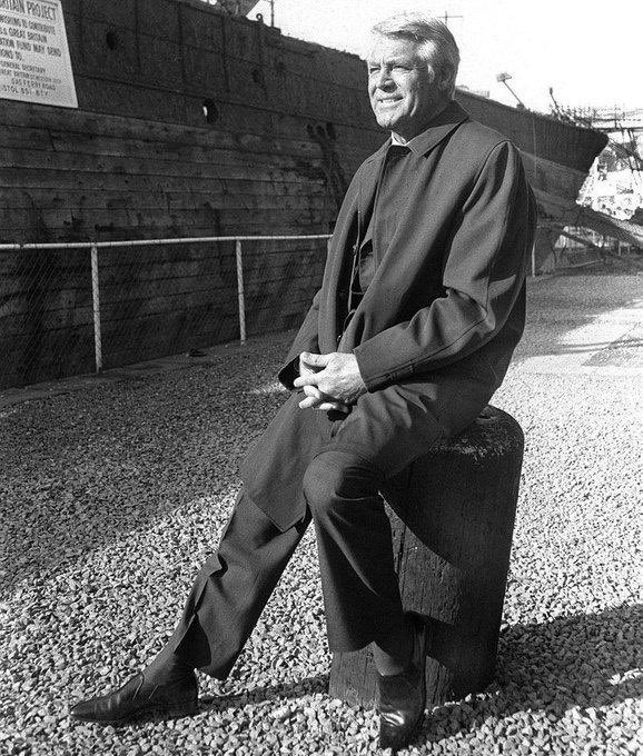 Cary Grant in Bristol, the city where he was born.