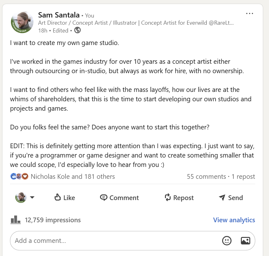 Sam Santala tweet media