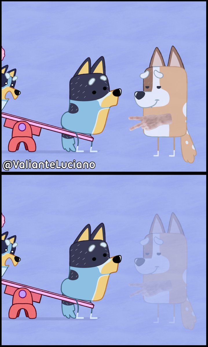 ValianteLuciano's tweet photo. This Mini-comic of Bluɘy is called:

The Seesaw https://t.co/G2ApJfF8GY