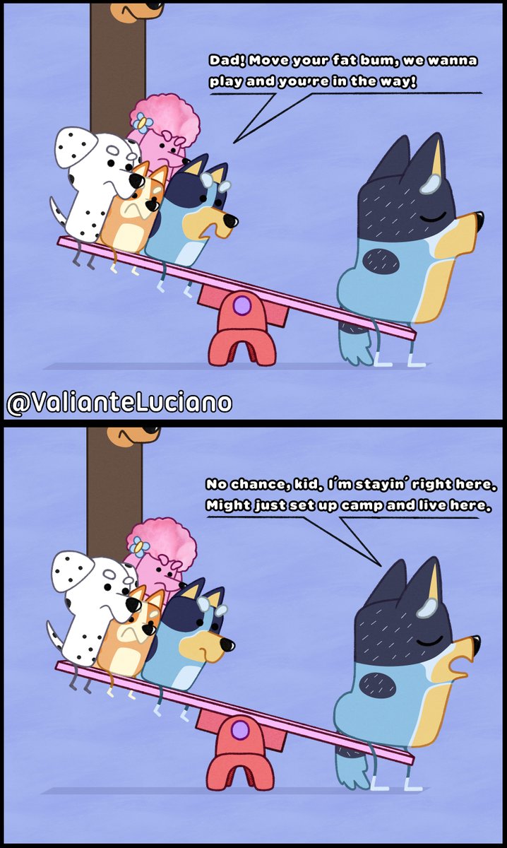ValianteLuciano's tweet photo. This Mini-comic of Bluɘy is called:

The Seesaw https://t.co/G2ApJfF8GY