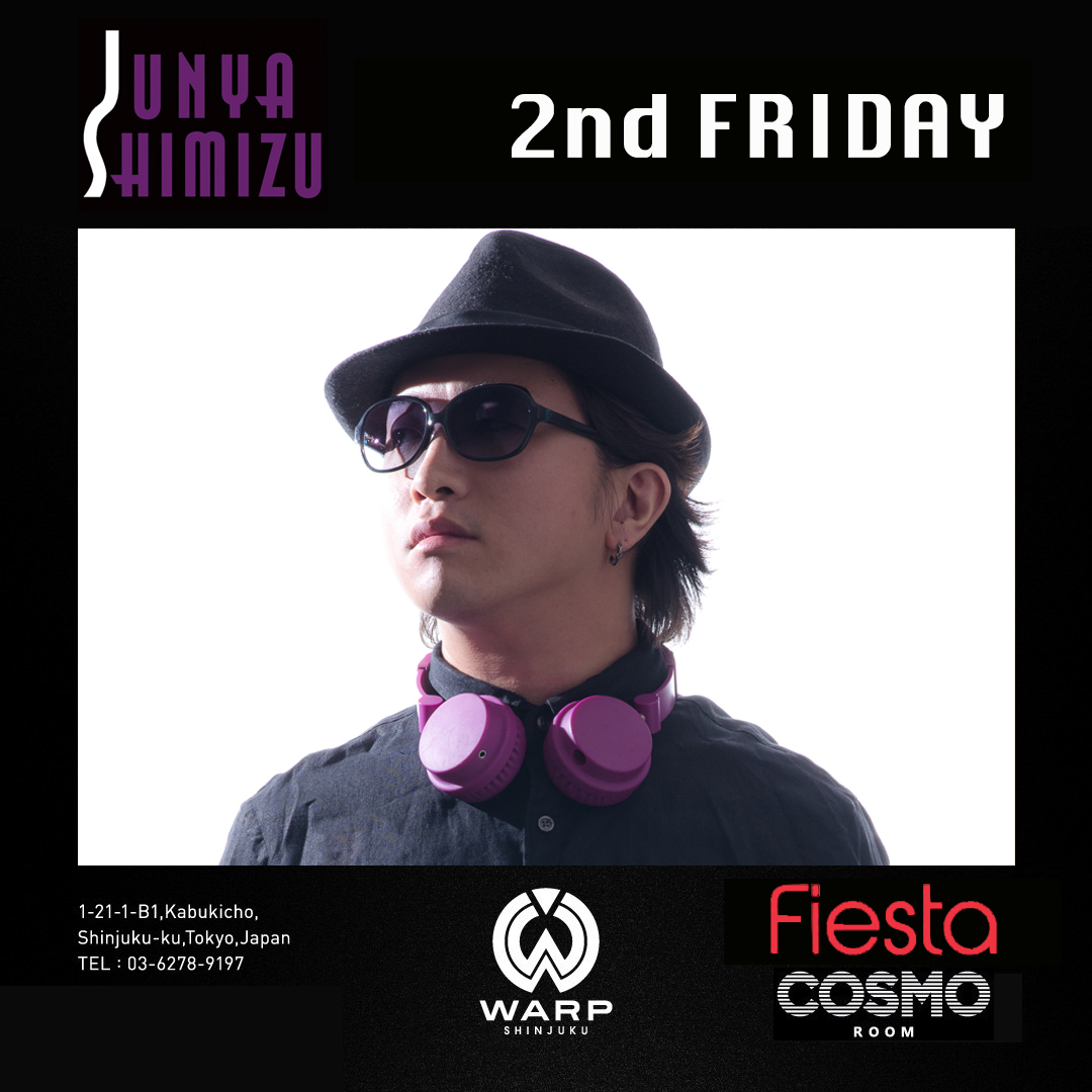 Junya_DJ's tweet image. 【注目】3月13日金曜日は
新宿@WARP_SHINJUKU COSMO Roomにて開催
『#Fiesta』でDJ！！！🎧
#House なのから #Disco なのまで色々かけるよ！🙌🏼
僕は、深夜 1:30～2:15 にDJ Playします！！！⤴️
春に向けて乾杯！🥂
お得に遊びたい方は気軽にDM📩下さい🉐
ご来場お待ちしております♪ #クラブ #ゲスト