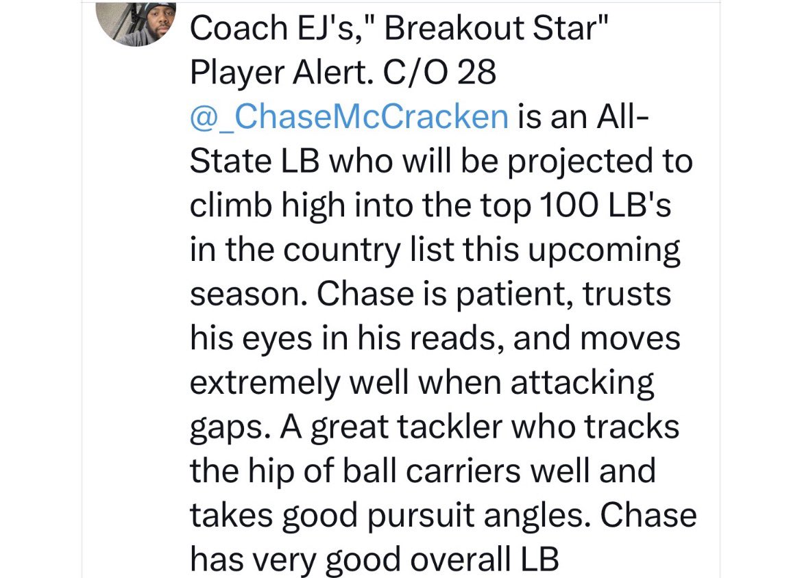 Chase McCracken🌟 tweet media