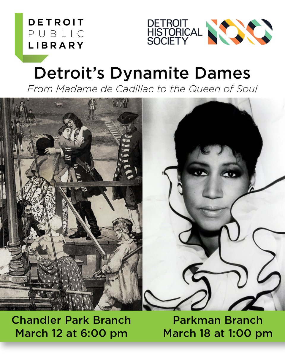 Detroit Library tweet media