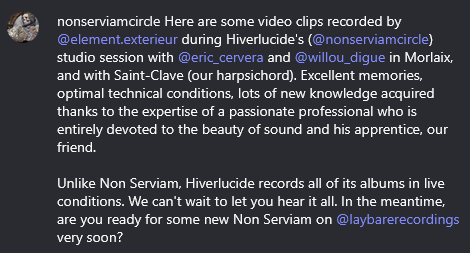 Non Serviam Collective tweet media