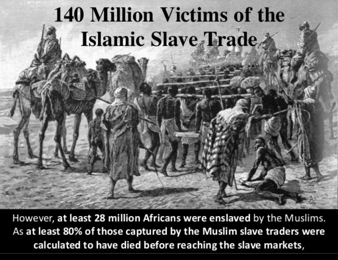 Shugyo4You's tweet photo. @tenagramsam @AmiriKing We ended slavery (you're welcome) If you want reparations, go to the people that started it, they're still in business #IslamicSlaveTrade #LibyanSlaveTrade ..and stop sucking up to Farrakhan and the bowtie mafia. Islam will subjugate you and put you back in chains #Dhimmitude https://t.co/P07j4JHUG6
