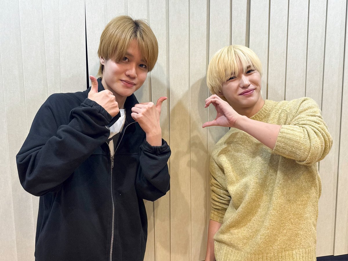 jr_official_X's tweet photo. 【 Radio📻 】

『 #関西ジュニア のMBSヤングタウンNEXT 』 

今週も…🌙
#大西風雅 と #岡﨑彪太郎 が生放送で
愉快な時間をお届けしました👦🏼🎙️👦🏼

お聴きいただいた皆さま、ありがとうございました❣️

次回の #関ジュヤンネク もお楽しみに➰🎧 https://t.co/9iZT1YGdGf