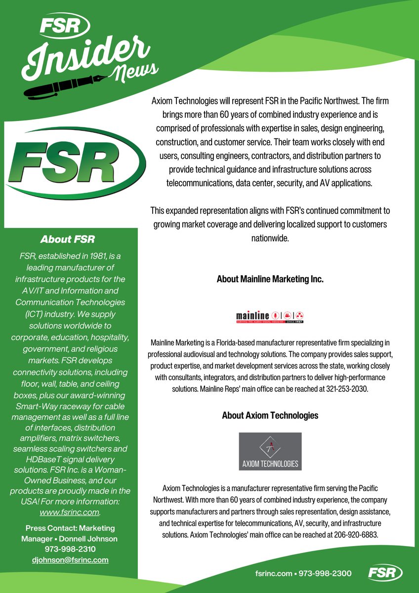 FSR Inc. tweet media