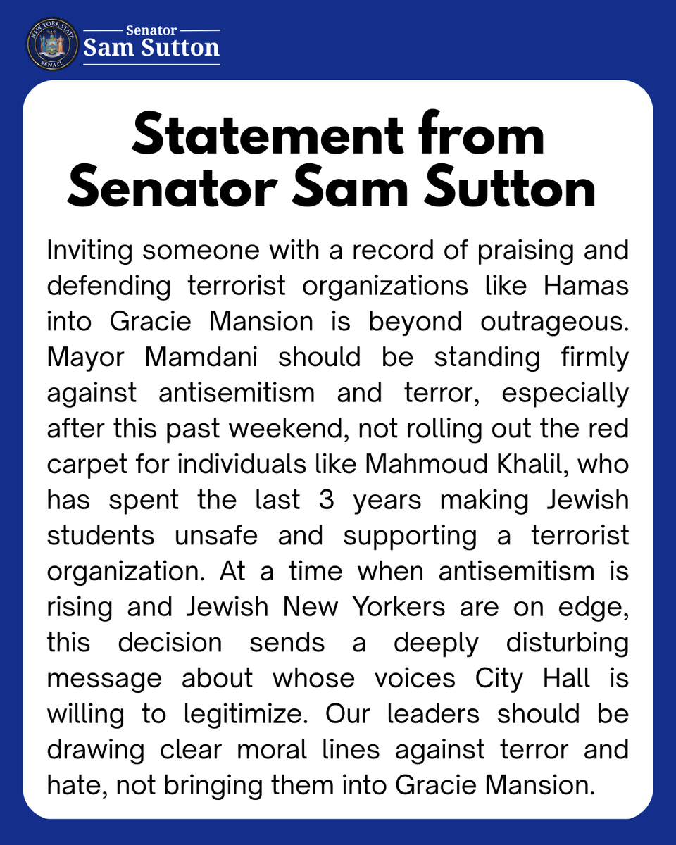 Senator Sam Sutton tweet media