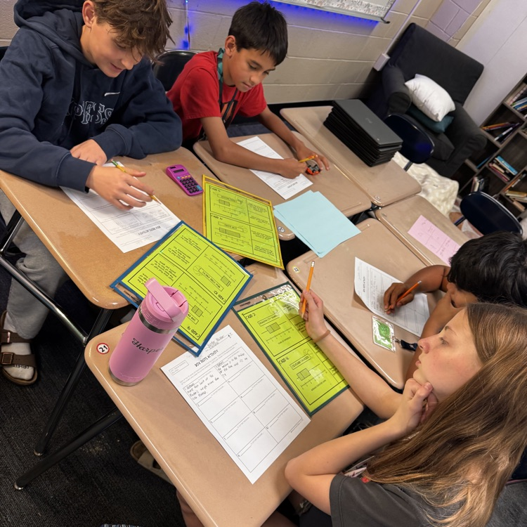 HumbleISD_CMS's tweet image. Ms. Rhodes’ 6th grade math class turned numbers into real-world thinking today! 📊 Students dove into discussions about box plots and what the data really means in everyday scenarios. Math minds in action! #TheColtWay