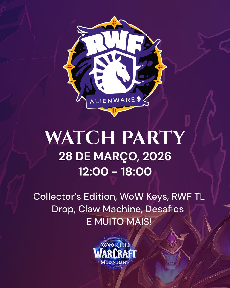 TeamLiquidBR's tweet photo. Heróis, em 2025 vencemos todas as batalhas com honra e fomos coroados Trifecta! 👑🛡️

Em 2026, retornaremos para a guerra em AZEROTH e esperamos vocês para mais um buff de vitória!

Resgate seu ingresso no link: https://t.co/9hooa2CUdQ https://t.co/a1x1dG406n