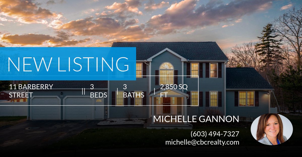 mmgannon's tweet photo. 📍 New Listing 📍 Take a look at this fantastic new property that just hit the market located at 11 Barberry St in Hooksett. Reach out here or at (603) 494-7327 for more information https://t.co/V9do4bGloG https://t.co/6FsVAZrjht