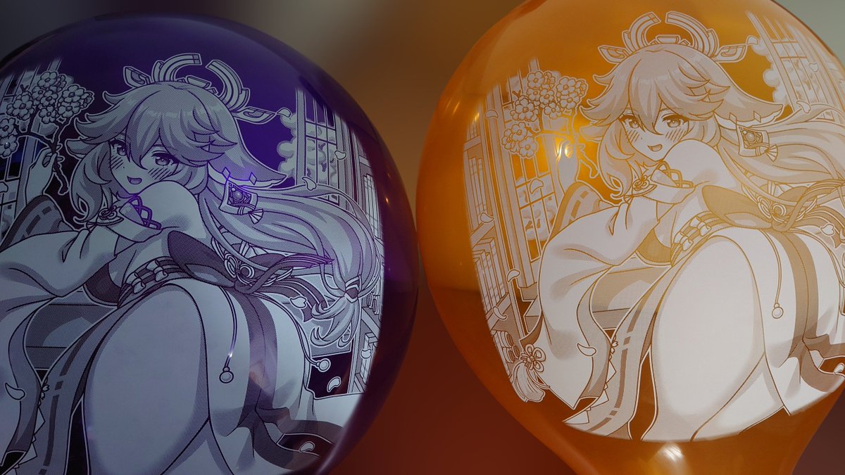nonoka_balloon's tweet image. 24 inches is really good size for hugging
Miko balloons from @CuteBalloonsSTU 
#balloon #風船フェチ #Looner #genshin
