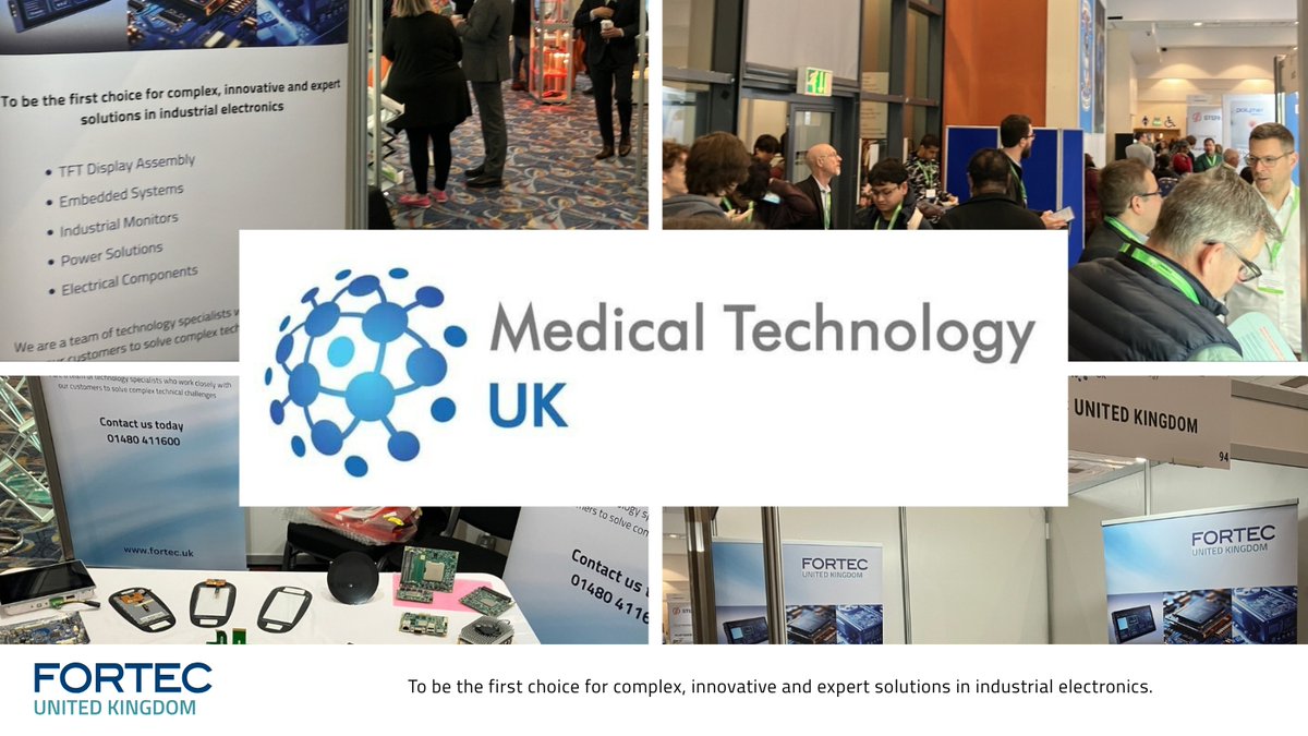 FortecUK's tweet photo. Today you can find #FORTECUK at the Medical Technology Show in Coventry on stand 94.

If you're attending, drop by for a chat and discover how our display and embedded solutions support next-generation medical technology.

#MedicalTechnology #MedTechUK #Engineering https://t.co/pD2GePif1m