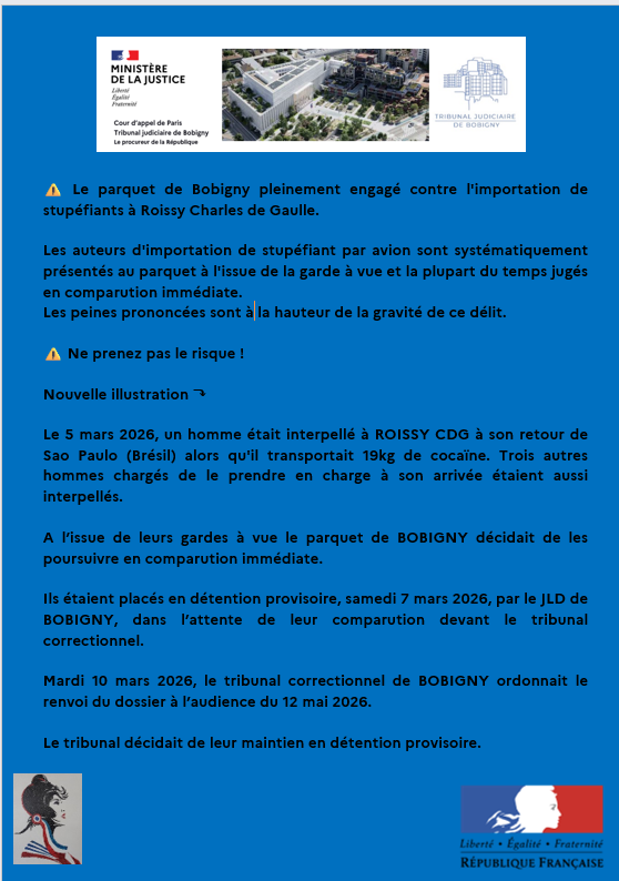 Eric MATHAIS, procureur de BOBIGNY tweet media