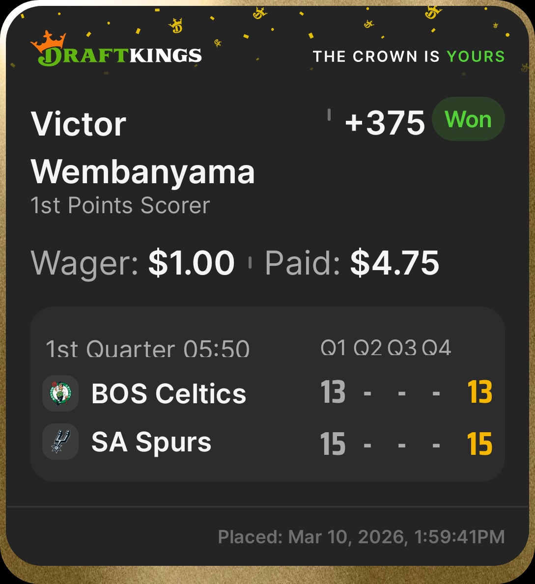 Bet Small Win Big tweet media