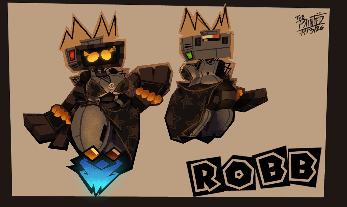 OK THATS IT THE NEXT OC WILL BE A BIG MUSCULAR MAN. whatever, meet R.O.B.B