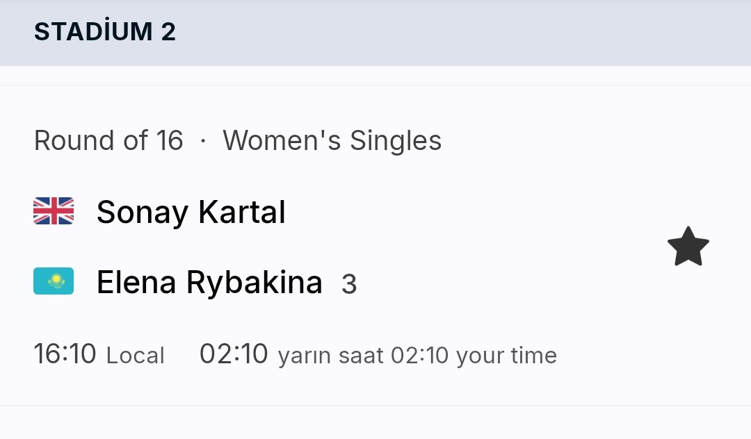 Elena Rybakina Türkiye tweet media