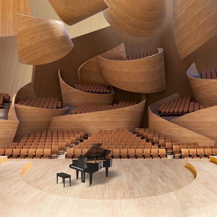 Concert hall by Lihan Jin
