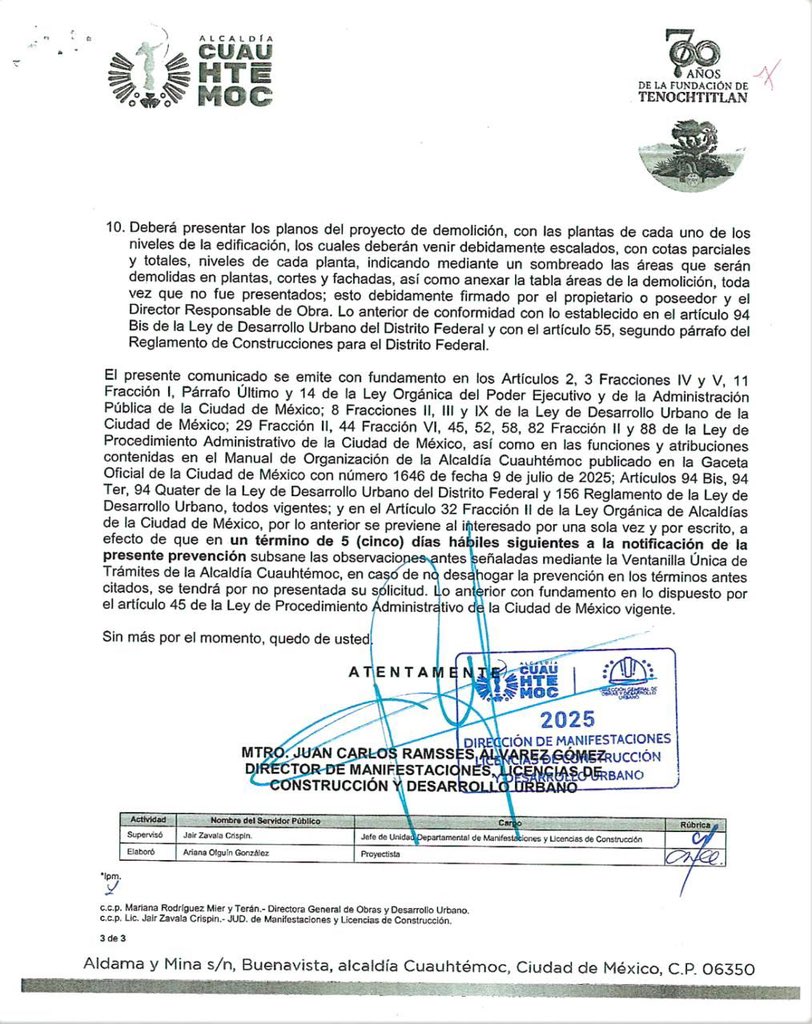 Morena dio conferencia y dijo que el oficio donde le negamos los trabajos a la empresa de San Antonio Abad, no tenía firma. 
Aquí la pantalla con el docto que muestra  y el docto con sellos y rúbricas.

¿𝐂𝐮𝐚́𝐧𝐭𝐚𝐬 𝐦𝐞𝐧𝐭𝐢𝐫𝐚𝐬 𝐦𝐚́𝐬 𝐬𝐞𝐠𝐮𝐢𝐫𝐚́𝐧 𝐝𝐢𝐜𝐢𝐞𝐧𝐝𝐨?