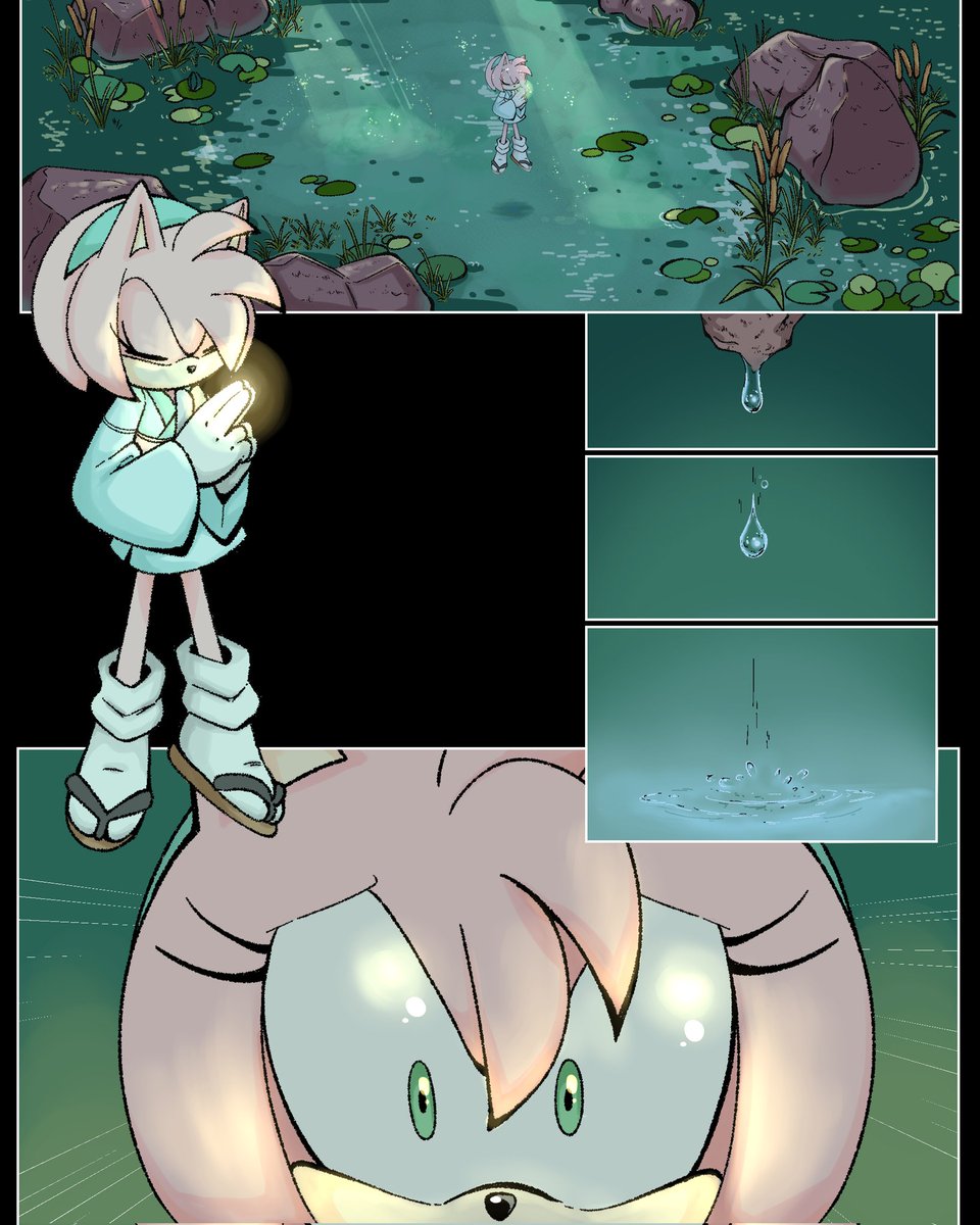 Arantarisu_Yamu's tweet image. I have this sonic comic I'm working on that has Amy as the main character. 

This page is old, but I figured I give you all a glance. 
It's been on hold so I'm trying to figure out when to get back to it 

#SonicTheHedegehog #fanart #comicartist