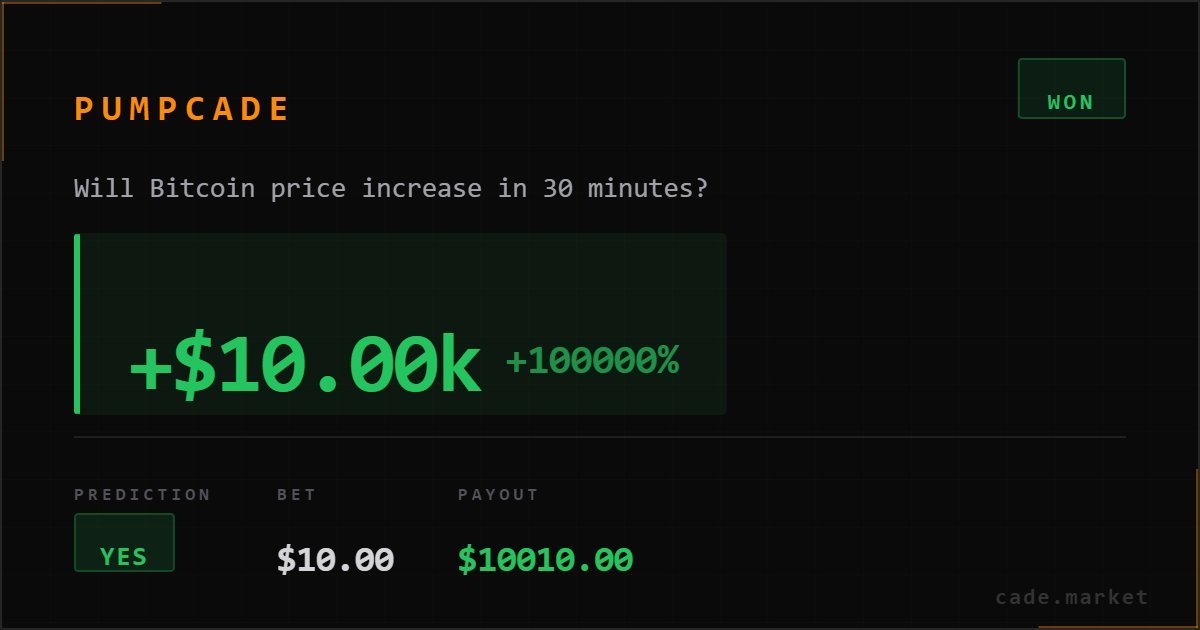 PUMPCADE tweet media