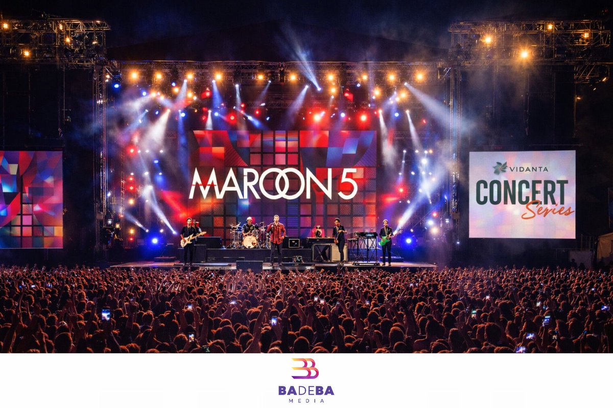 badeba_media's tweet photo. 𝗠𝗔𝗥𝗢𝗢𝗡 𝟱 𝗟𝗟𝗘𝗚𝗔 𝗔 𝗕𝗔𝗛𝗜́𝗔 𝗗𝗘 𝗕𝗔𝗡𝗗𝗘𝗥𝗔𝗦
📷 Vidanta Concerts anunció que, tras la cancelación de Cristian Nodal, vendrá Maroon 5 a dar un concierto sin precedente de gran talla en Bahía de Banderas.
¿Te lo vas a perder?
 https://t.co/96URwc1ORB https://t.co/6LaKk5j8c3
