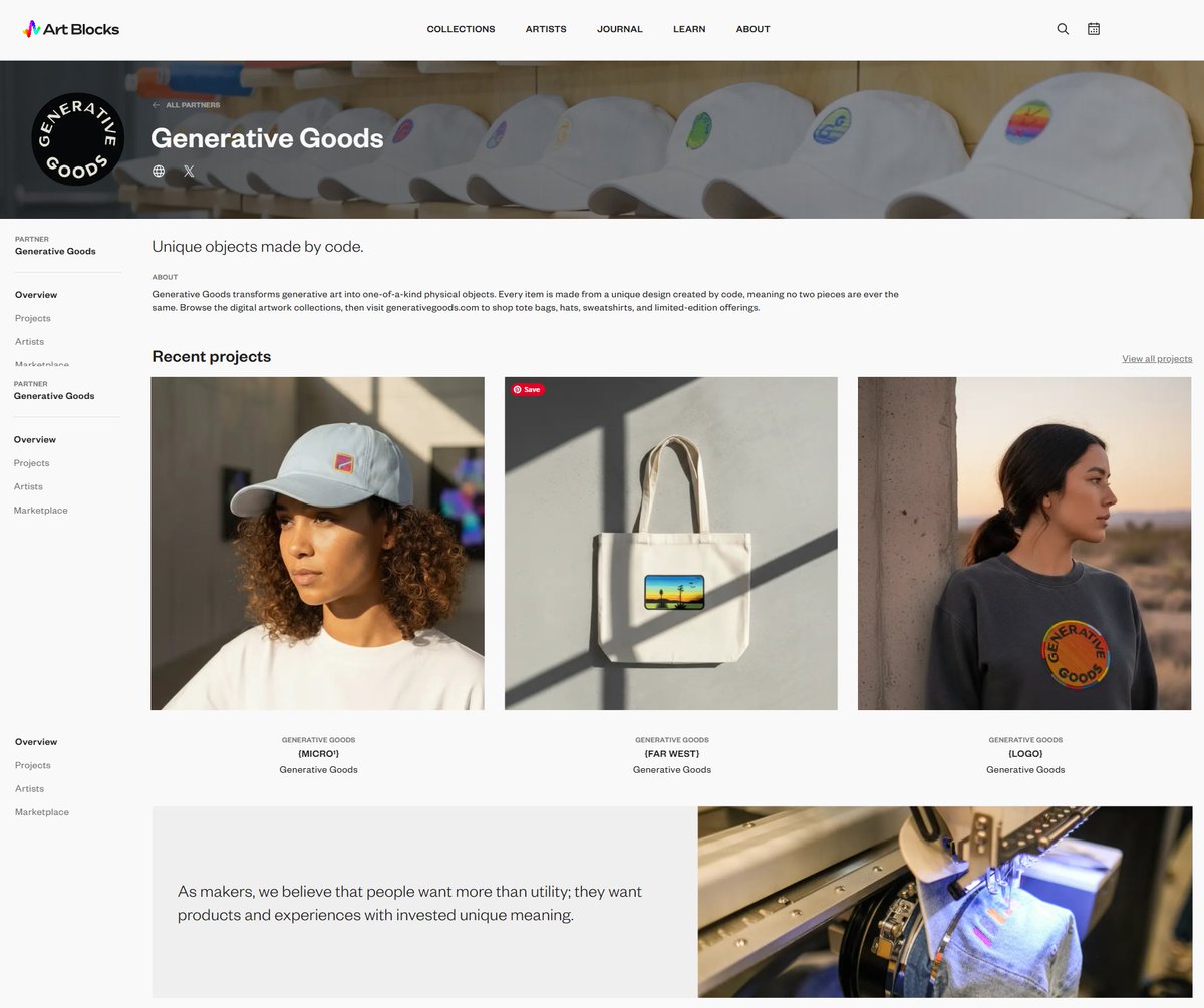 Generative Goods tweet media