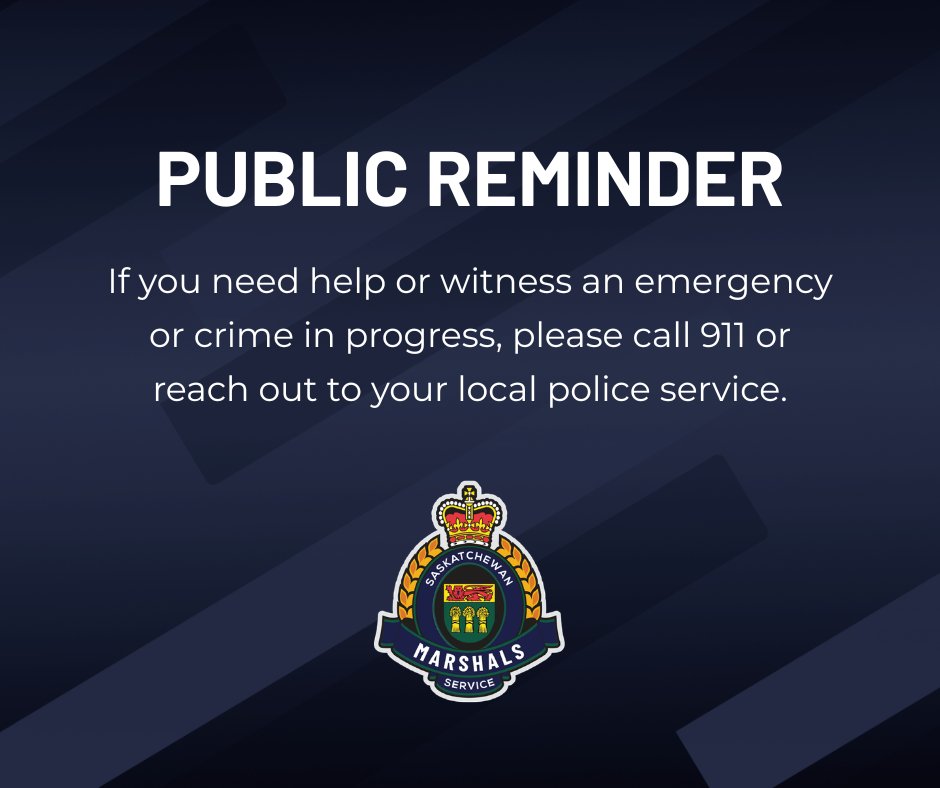 Saskatchewan Marshals Service tweet media