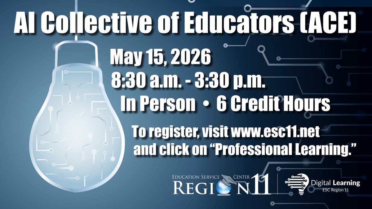 ESC Region 11 Digital Learning tweet media