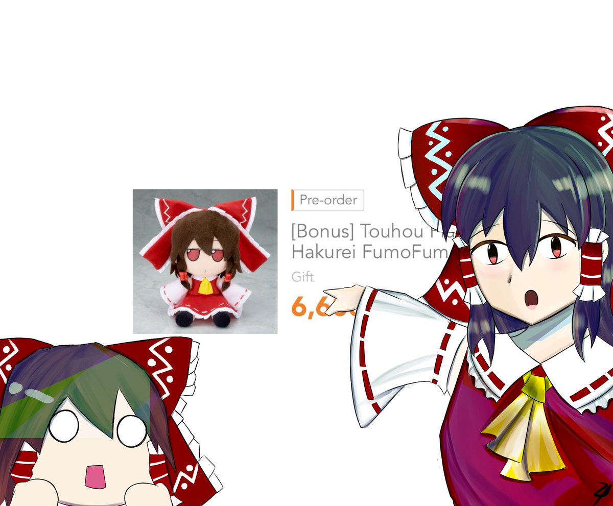 GSR74Mi's tweet photo. #東方Project #fumofumo 

My honest reaction to the release of 1.0 raymoo fumo belike https://t.co/E4dcv5G3oh