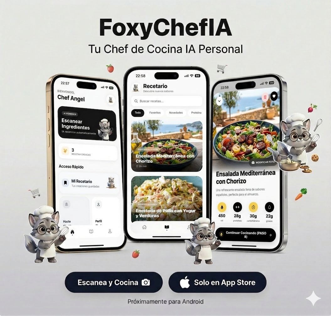 MagicFrogggg's tweet image. Hace 3 días lance mi nueva app FoxyChefIA, estoy mirando tema de ads lo que nose como hacer los carteles , qué opináis de este?? 
#nativecreator #app