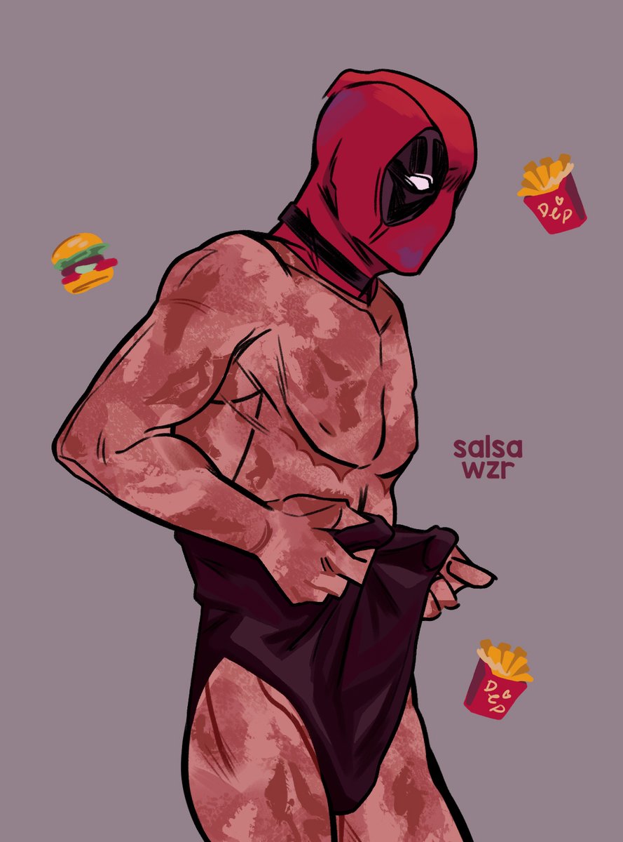 salsawzr's tweet image. cooking time 🍟🍔🍴art 2022
slightly suggestive*
#deadpool #fanart