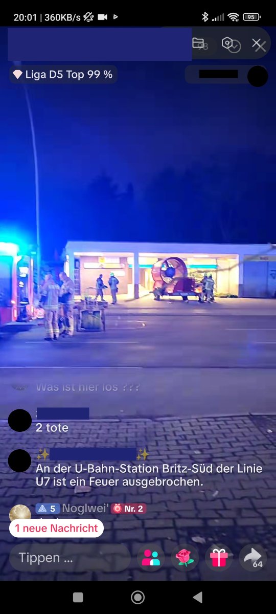 datawrangler2's tweet photo. [*Brand in/auf(am U-Bahnhof der Linie 7 in Berlin]
.
R:|:P
Dem Vernehmen nach, soll es 2 Menschenleben gekostet haben.
Quelle/Verkehrsinfo: https://bsky(dot)app/profile/vizberlin.bsky.social/post/3mgsknpko222o
#Berlin-#Neukölln #Britz #BritzSüd #ÖPNV #Linie7 https://t.co/wSUvCZv02T