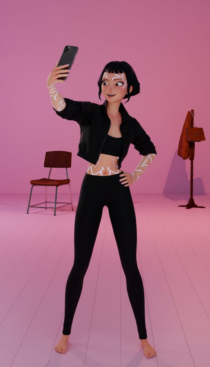 darkanimation09's tweet photo. zoey pic #kpop #blender #pic https://t.co/sD0VwcGUpu
