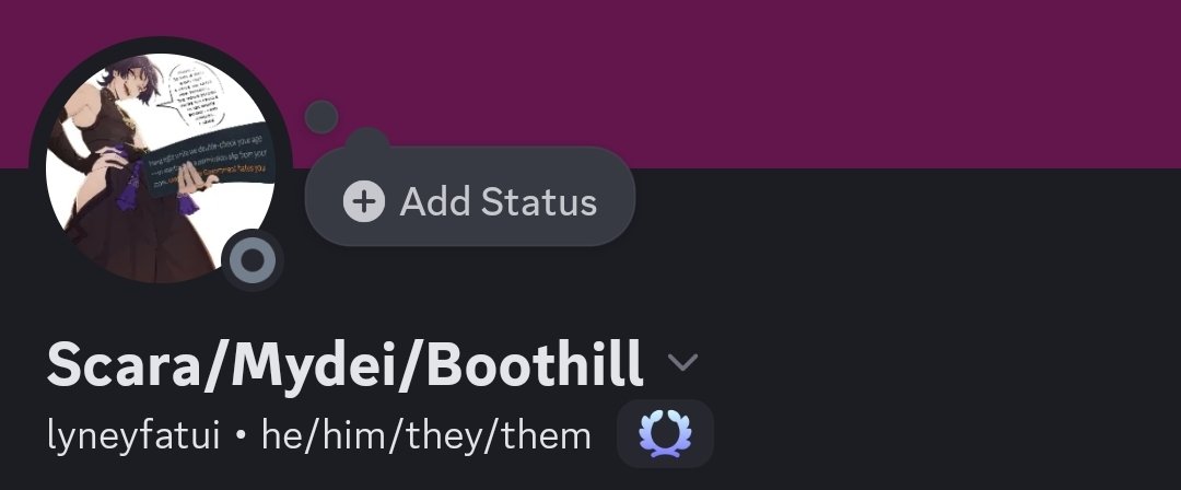 ScaramoucheDom's tweet photo. DISCORD https://t.co/gD9yqspv5x