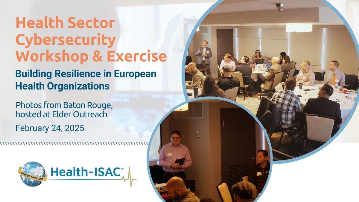 Health-ISAC tweet media