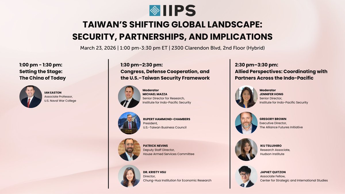 Institute for Indo-Pacific Security tweet media