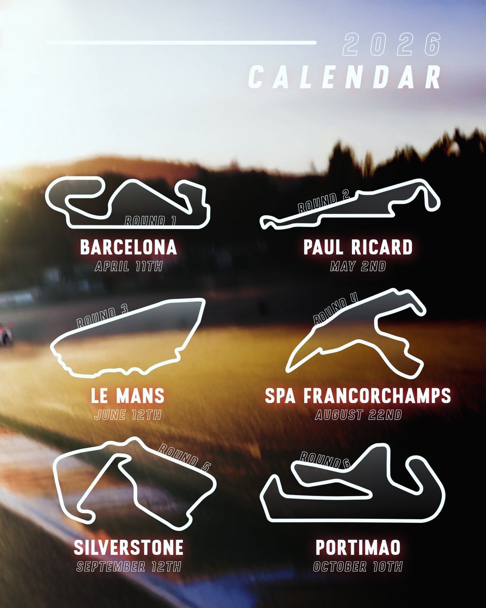 ShawnRashid32's tweet photo. 1 MONTH TO GO! ⏰🚨

Mark your calendars everyone, the first race of the @lemanscup championship is one month out!

I am SO STOKED to get behind the wheel of the @intereuropolcompetition P3 car. Building on the success of my first weekend at the end of last season, we’re looking to have a mega season ahead 🙌

Stay tuned for the journey to the first weekend, pre-season testing starts soon!

#racing #enduranceracing #motorsport #driver #american