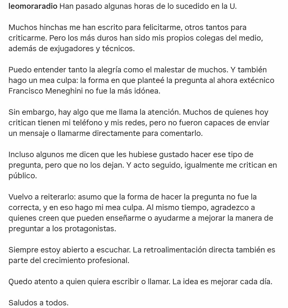 Leo Mora tweet media